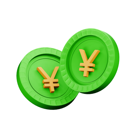 Yen japonés  3D Icon