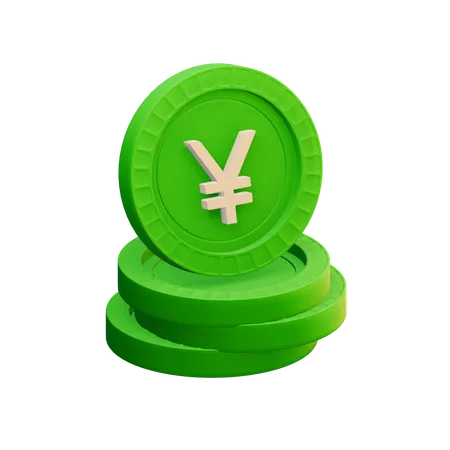 Yen japonés  3D Icon