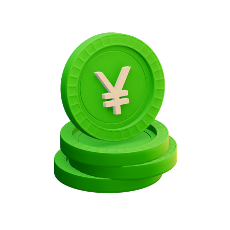 Yen japonés  3D Icon