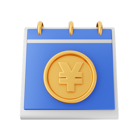 Yen-Kalender  3D Icon