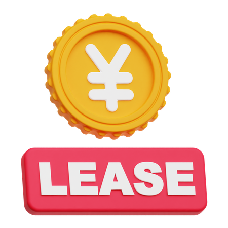 Yen Lease  3D Icon
