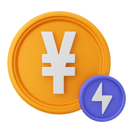 Yen Light  3D Icon