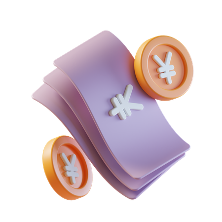 Yen Money  3D Icon