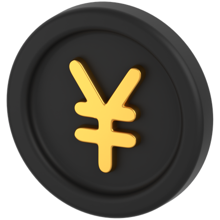 Yen-Münze  3D Icon