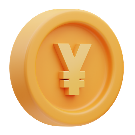 Yen-Münze  3D Icon