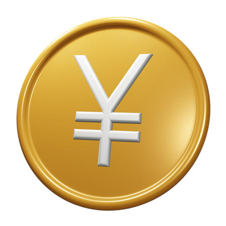 Yen-Münze  3D Icon