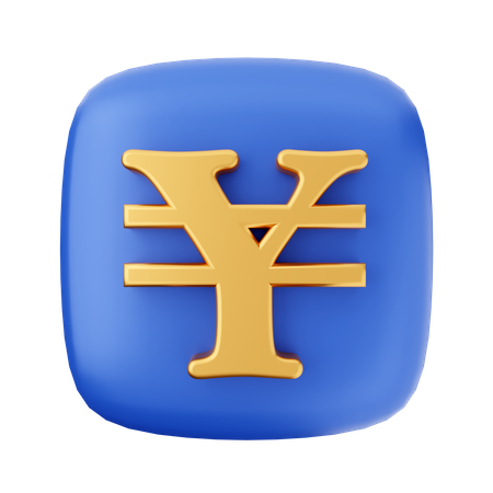 Yen-Münze  3D Icon