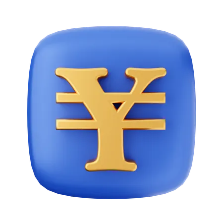 Yen-Münze  3D Icon