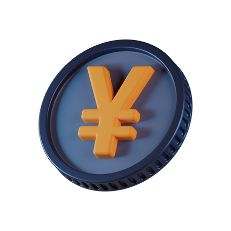 Yen-Münze  3D Icon