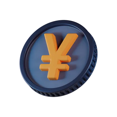 Yen-Münze  3D Icon