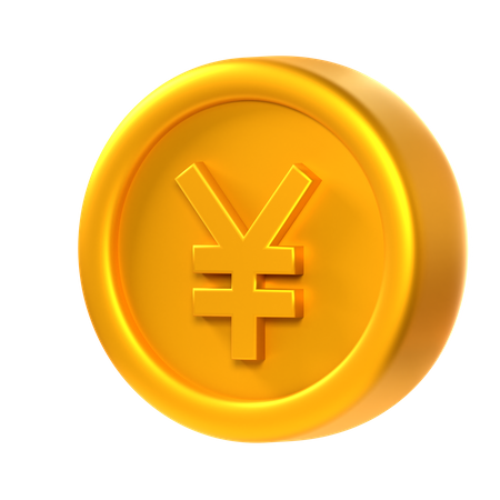 Yen-Münze  3D Icon