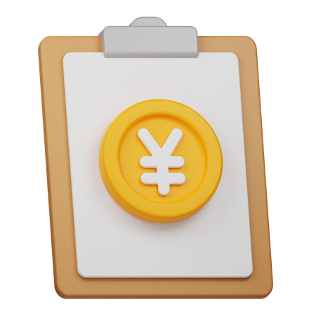 Yen-Münzenbericht  3D Icon