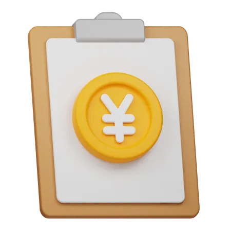 Yen-Münzenbericht  3D Icon