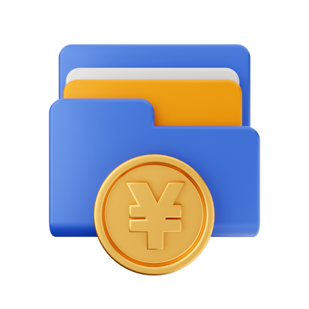 Yen-Münzordner  3D Icon