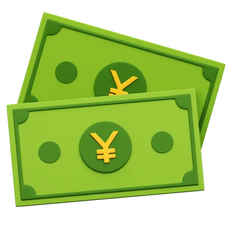 Yen Note  3D Icon
