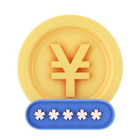 Yen Password  3D Icon