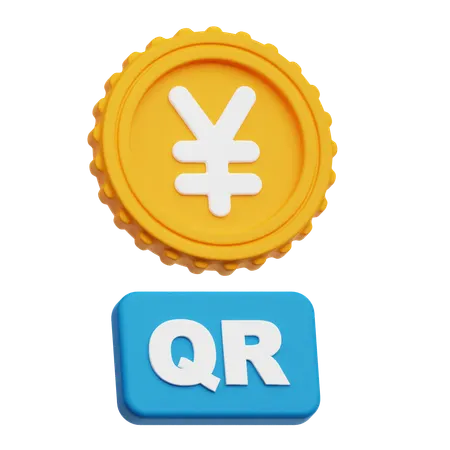Yen Qr  3D Icon