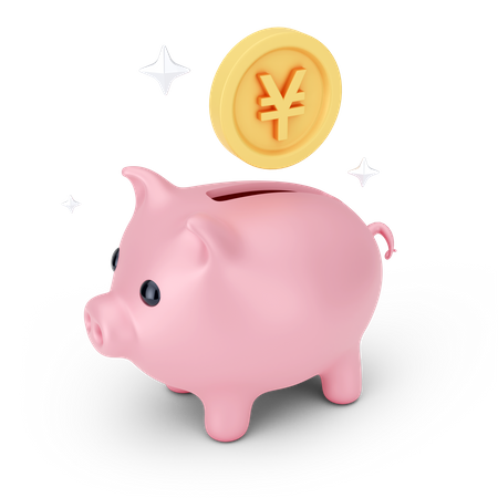 Yen Savings 3D Icon