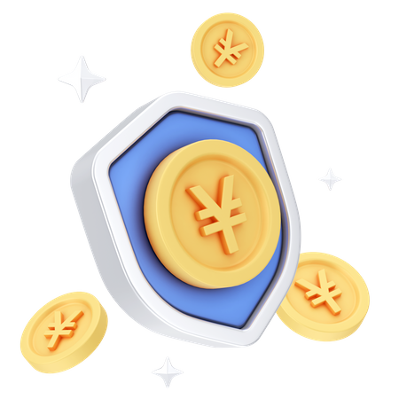 Yen Security 3D Icon