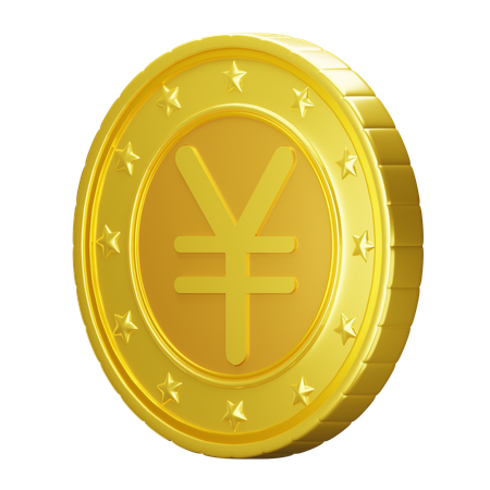 Yen Symbol  3D Icon