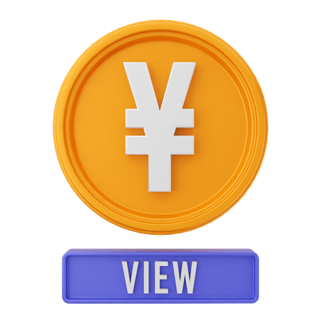 Yen View  3D Icon