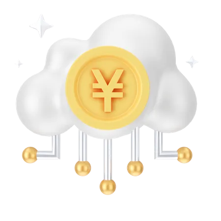 Yen-Wolke  3D Icon