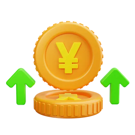 Yen-Zeichen  3D Icon