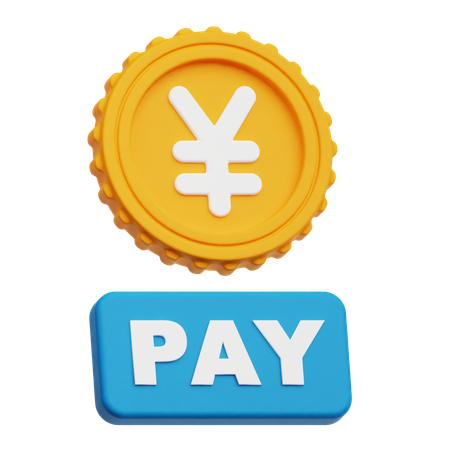 Yens payer  3D Icon