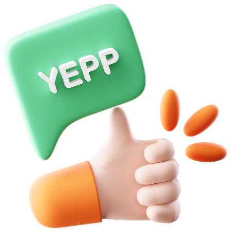 はい  3D Icon