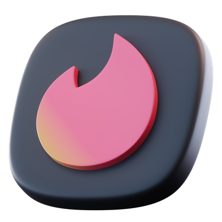 Tinder  3D Icon