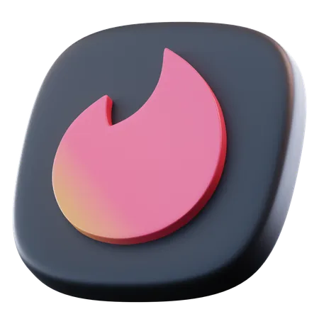 Tinder  3D Icon