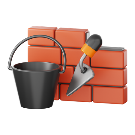 Yeso de pared  3D Icon