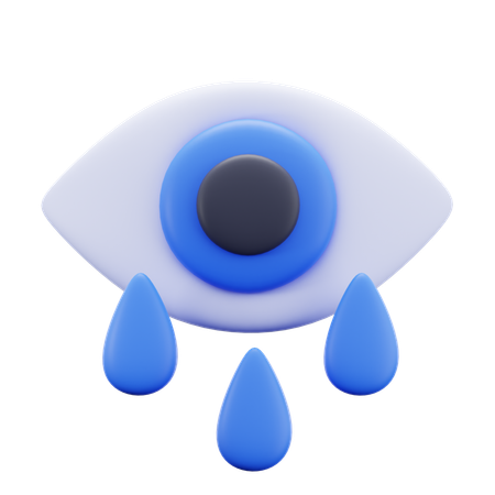 Yeux qui pleurent  3D Icon