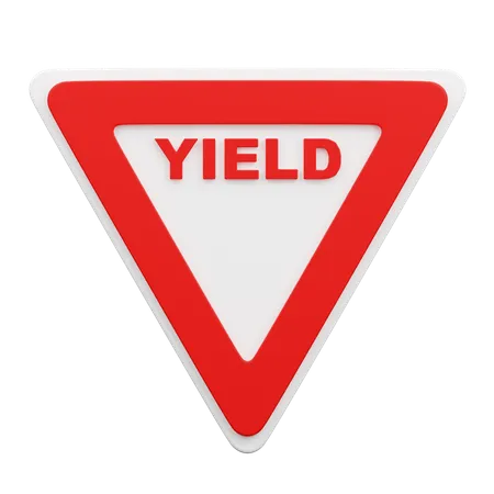 Yield  3D Icon