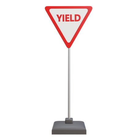 Yield  3D Icon