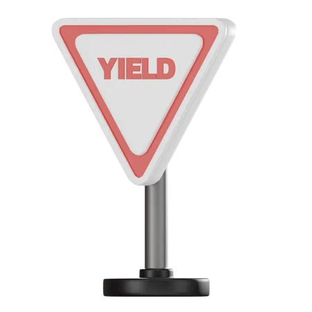 Yield drive  3D Icon