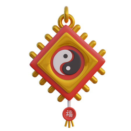 Yin yang  3D Icon