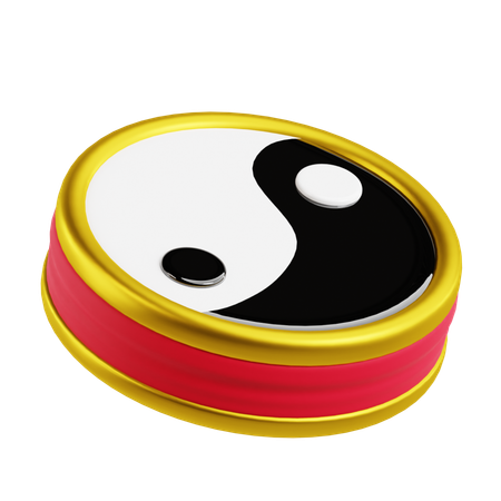 Yin y yang  3D Icon