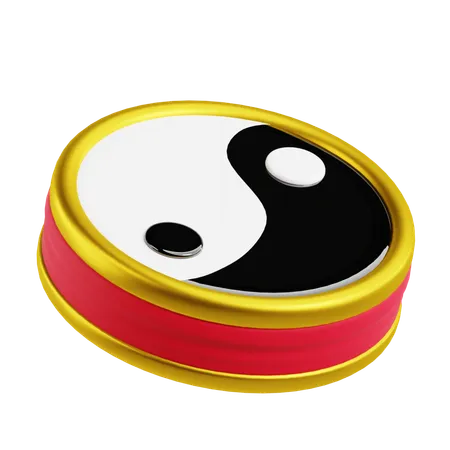 Yin y yang  3D Icon