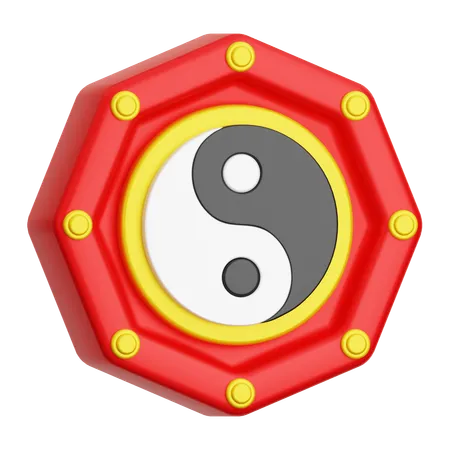 Yin yang  3D Icon