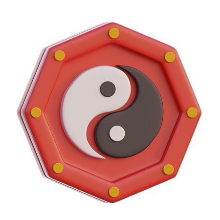 Yin Yang  3D Icon