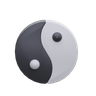 yin-yang 3d logo