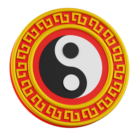 Ying et yang  3D Icon