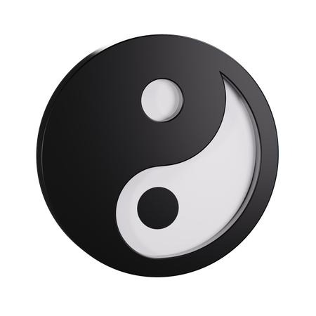 Yinyang  3D Illustration