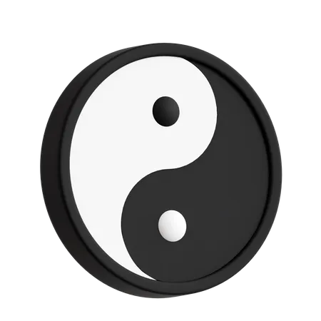 Yin-Yang  3D Icon