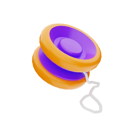 Yo-Yo Toy  3D Icon