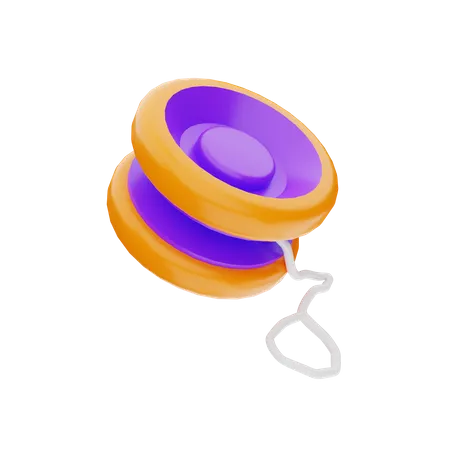 Yo-Yo Toy 3D Icon