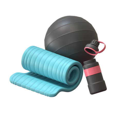 Yoga Equipment  3D Icon