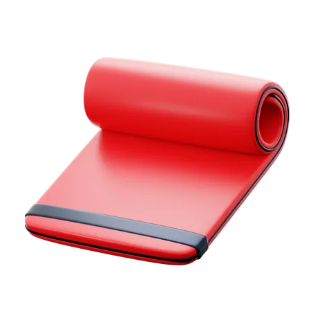 Yoga Mat Roll Training Base Sport Equipment 3 D Icon Illustration Render Design 3D Icon