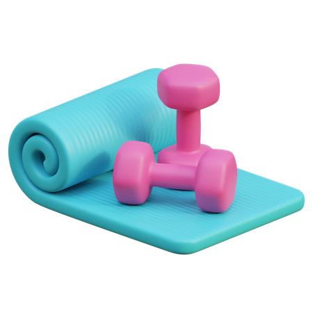 Yoga Mat  3D Icon